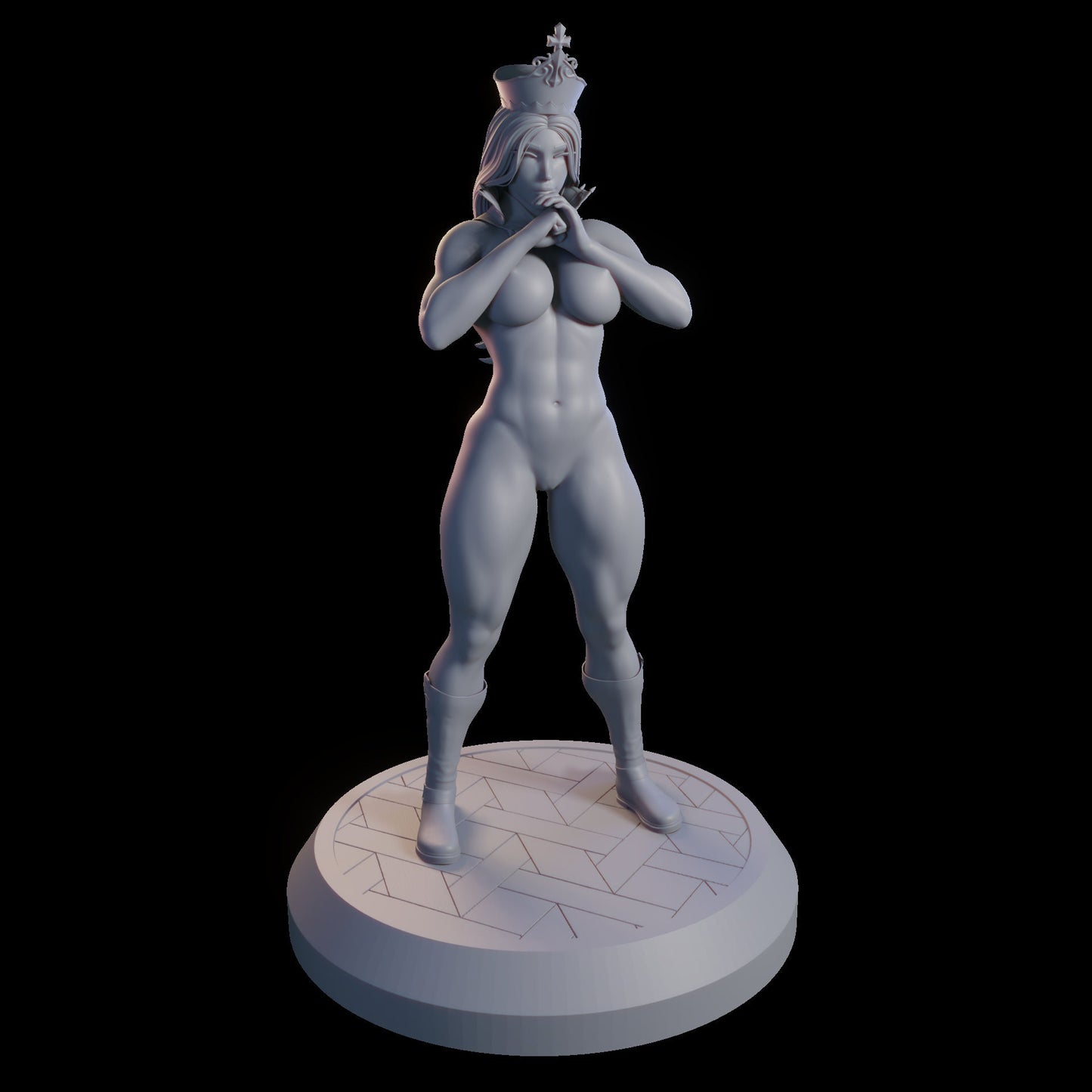 Priestess Bella from "Knights of Ditz" by QB Works Miniatures