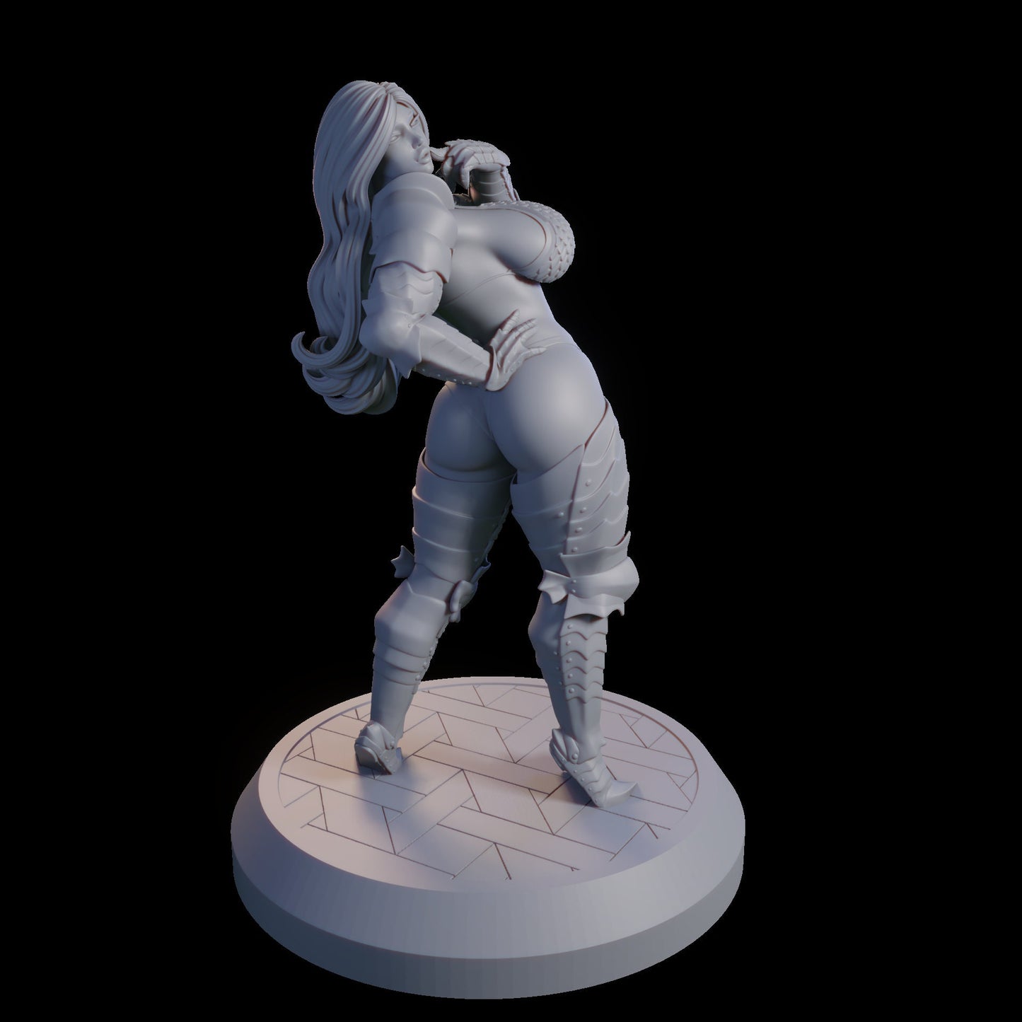 Knight Seraphina from "Knights of Ditz" by QB Works Miniatures