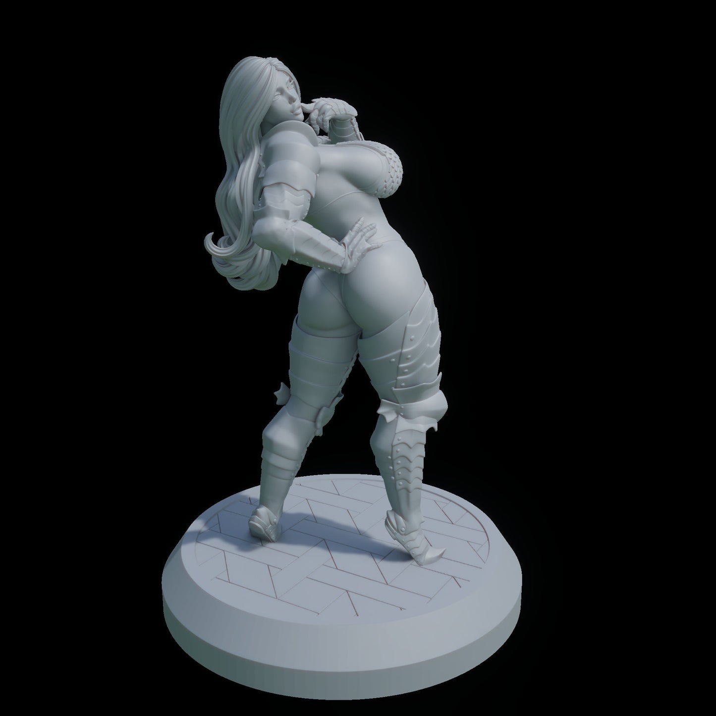 Knight Seraphina from "Knights of Ditz" by QB Works Miniatures