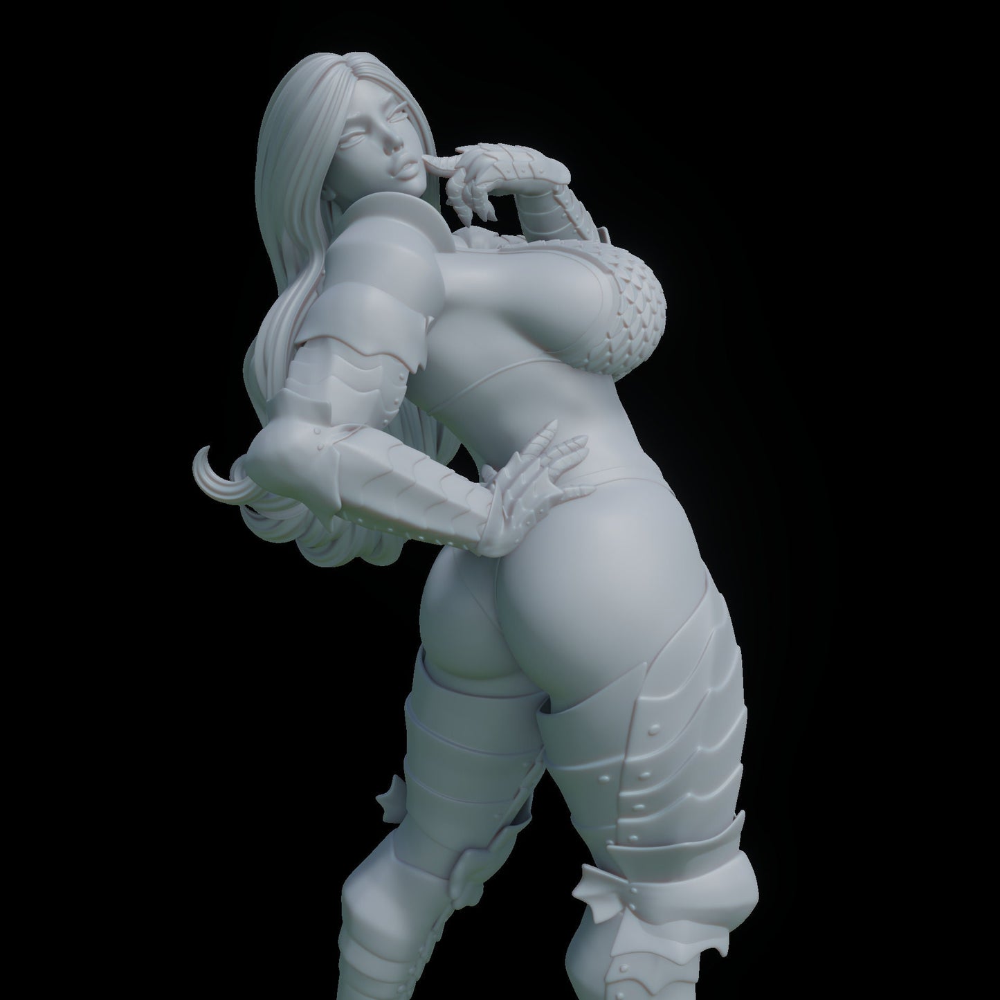 Knight Seraphina from "Knights of Ditz" by QB Works Miniatures