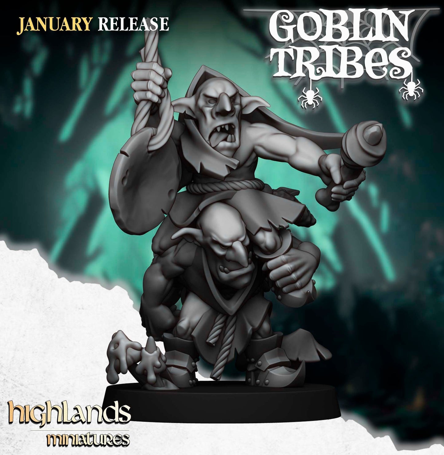 Swamp Goblin Hand Weapon Unit by Highland Miniatures