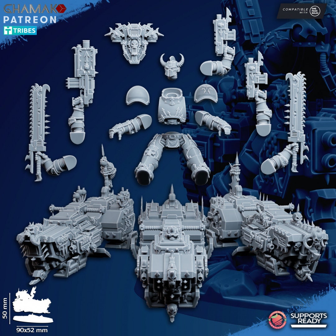 Traitor A-Grav Bikes by Ghamak Miniatures