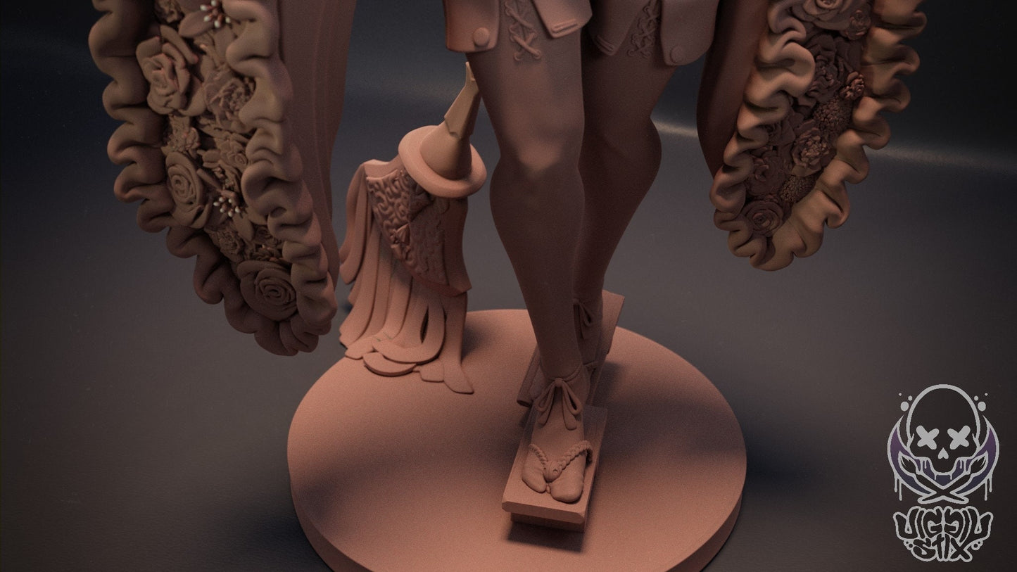 Maid 2B Statue Model Kit by Jigglystix Pin Up Factory