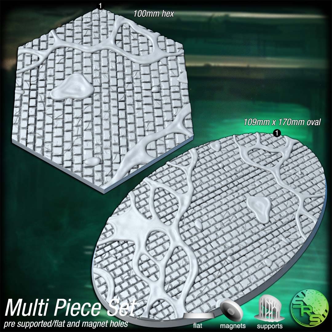 Sewer Bases by Where Legends Stand Miniatures