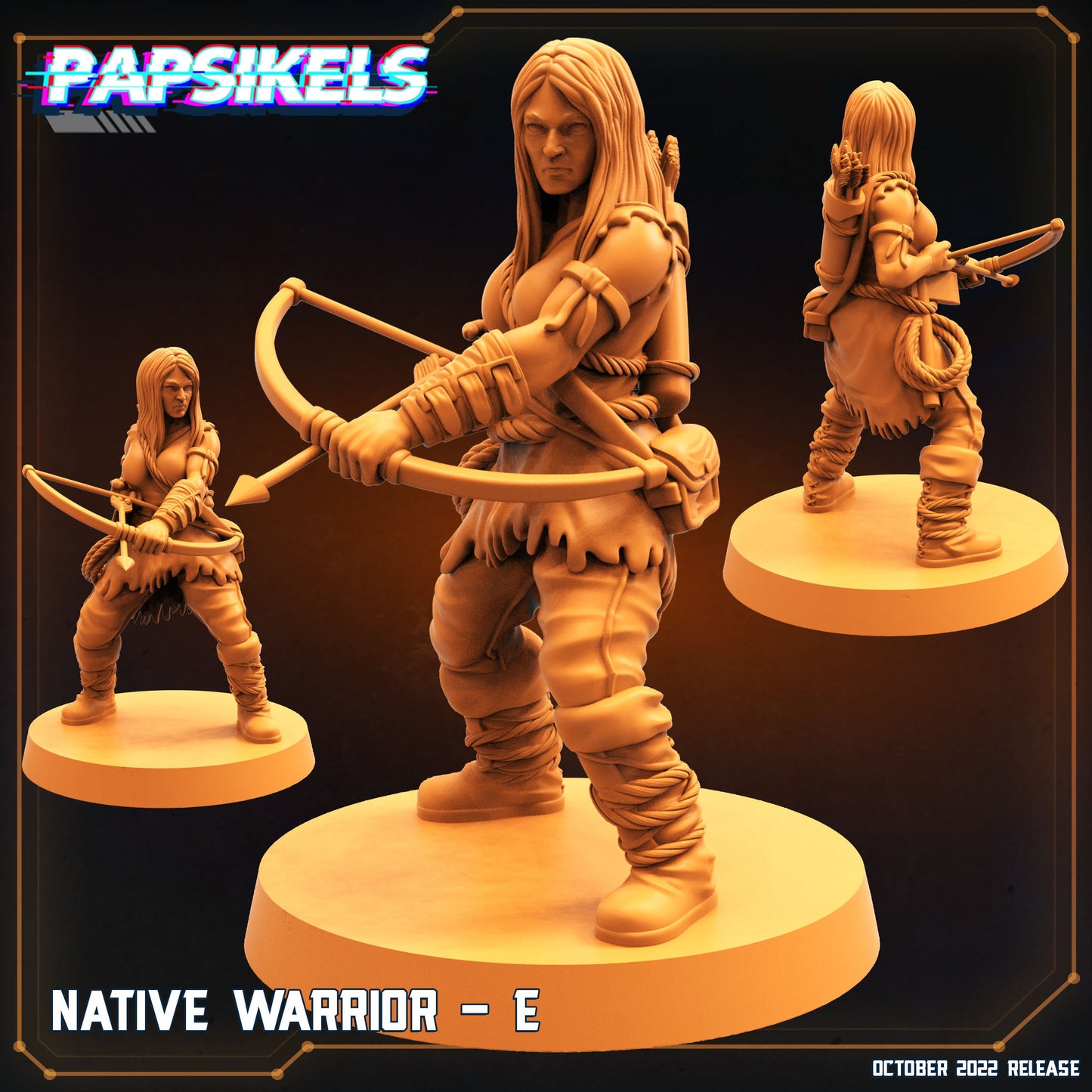 Native Warriors by Papsikels Miniatures