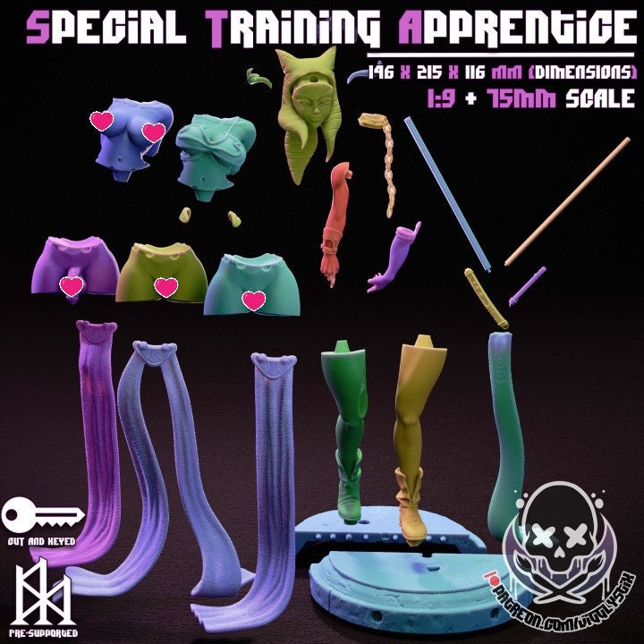 Special Training Apprentice by Jigglystix Pin Up Factory Miniatures