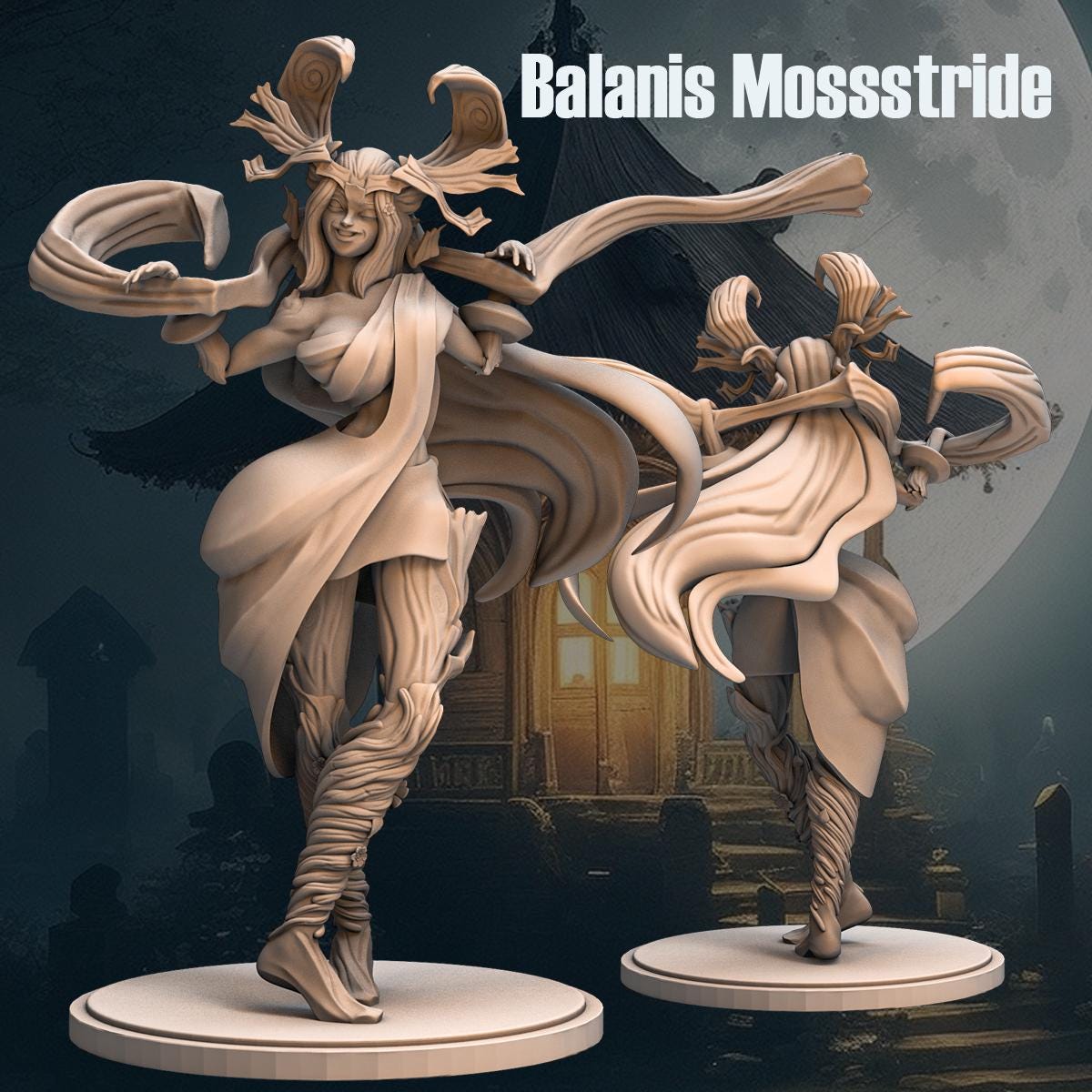 Witch Balanis from "Goblin Tavern" by Anexeo Miniatures