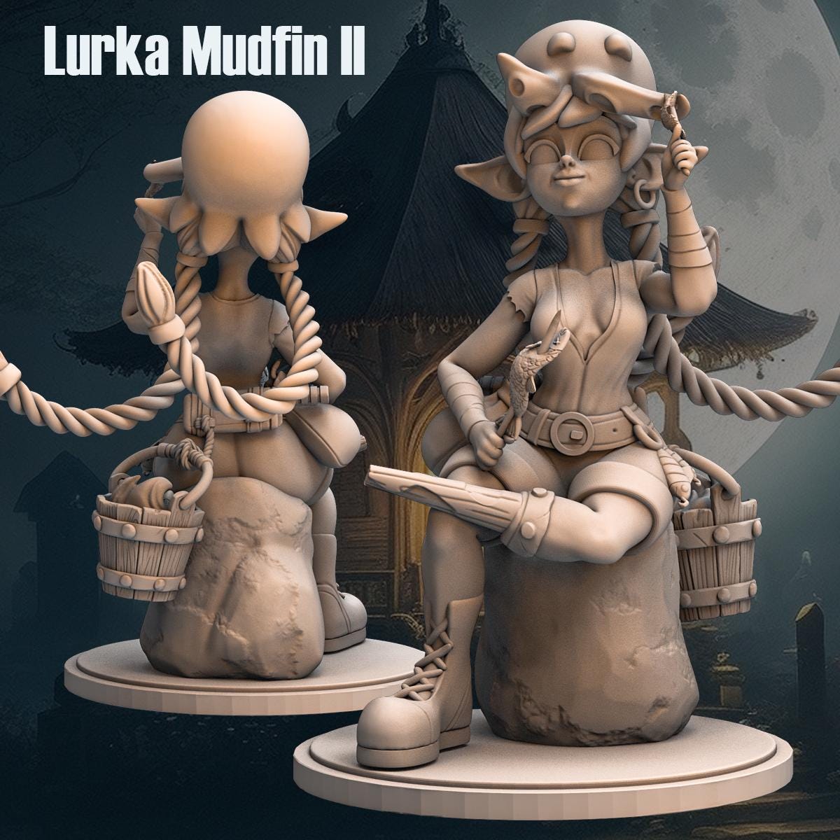 Lurka Fishermen from "Goblin Tavern" by Anexeo Miniatures