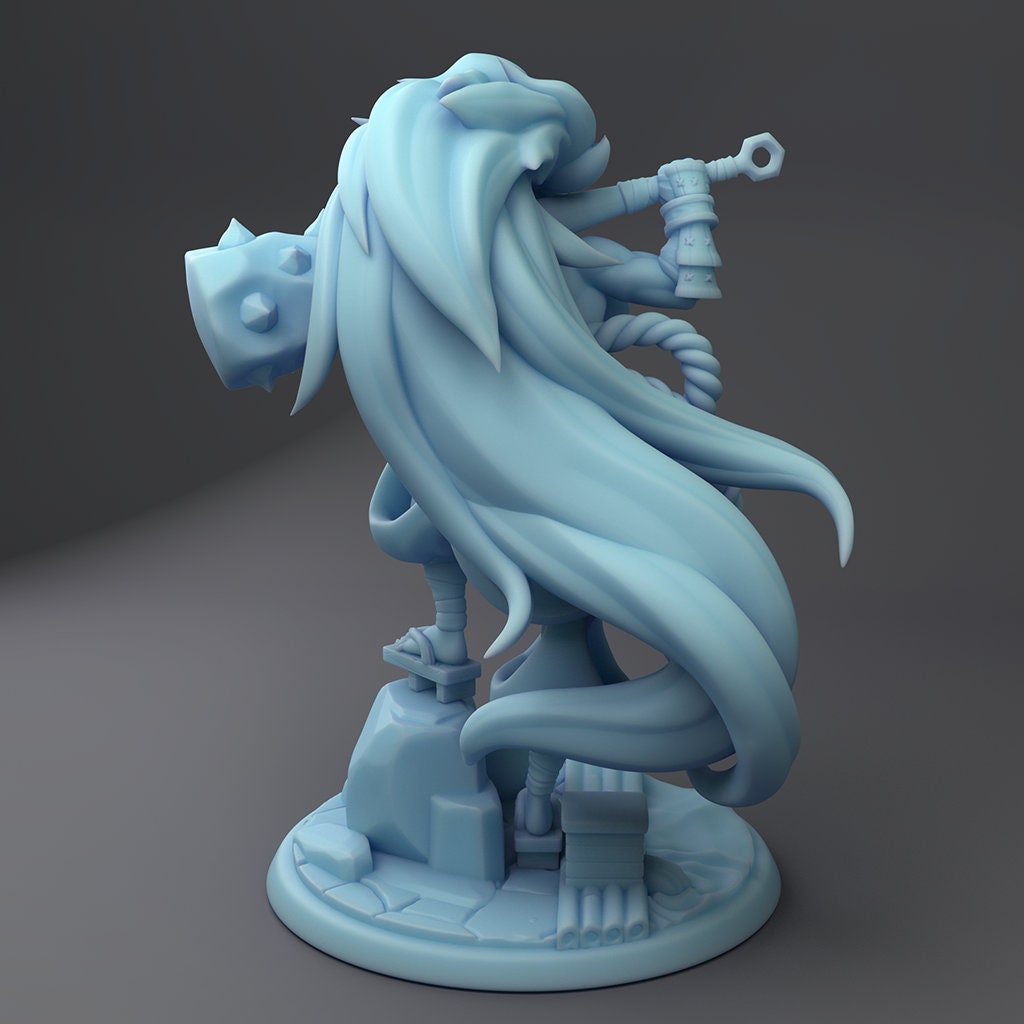 Kijo Oni Barbarian Pin Up by Twin Goddess Miniatures