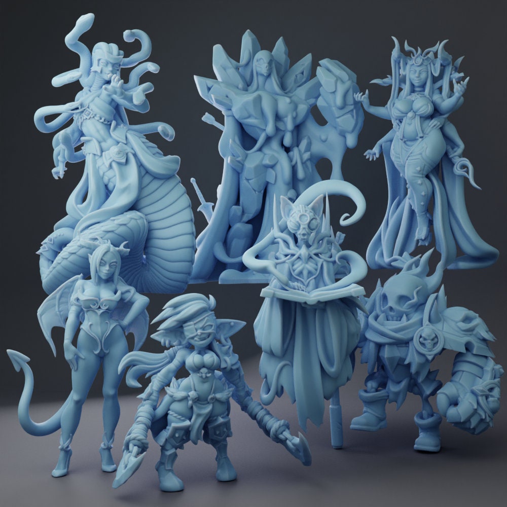 Lvl 99 Boss Monsters by Twin Goddess Miniatures