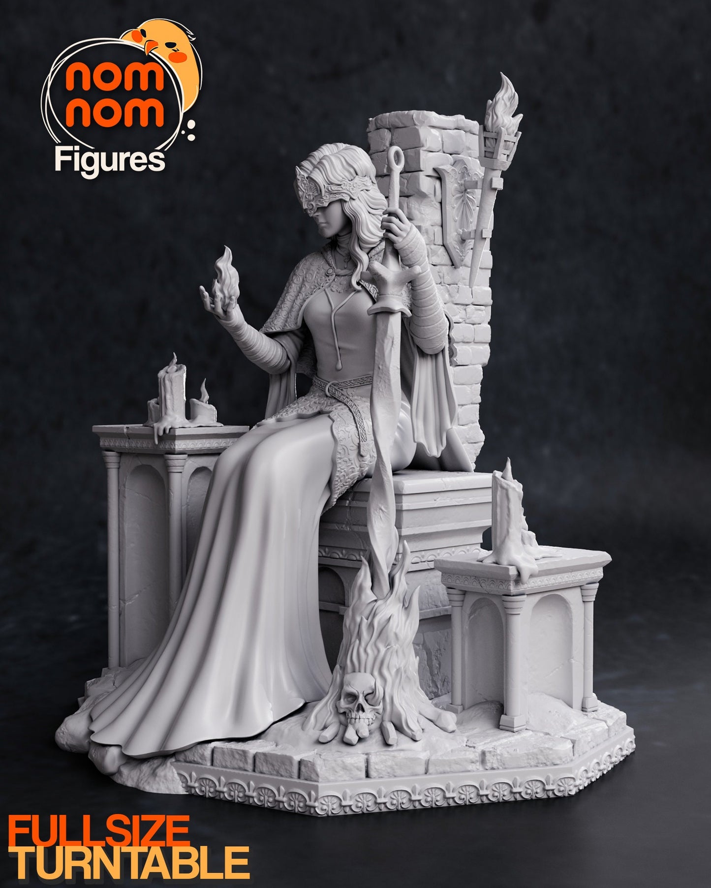 Firekeeper Statue Model Kit by Nomnom Figures