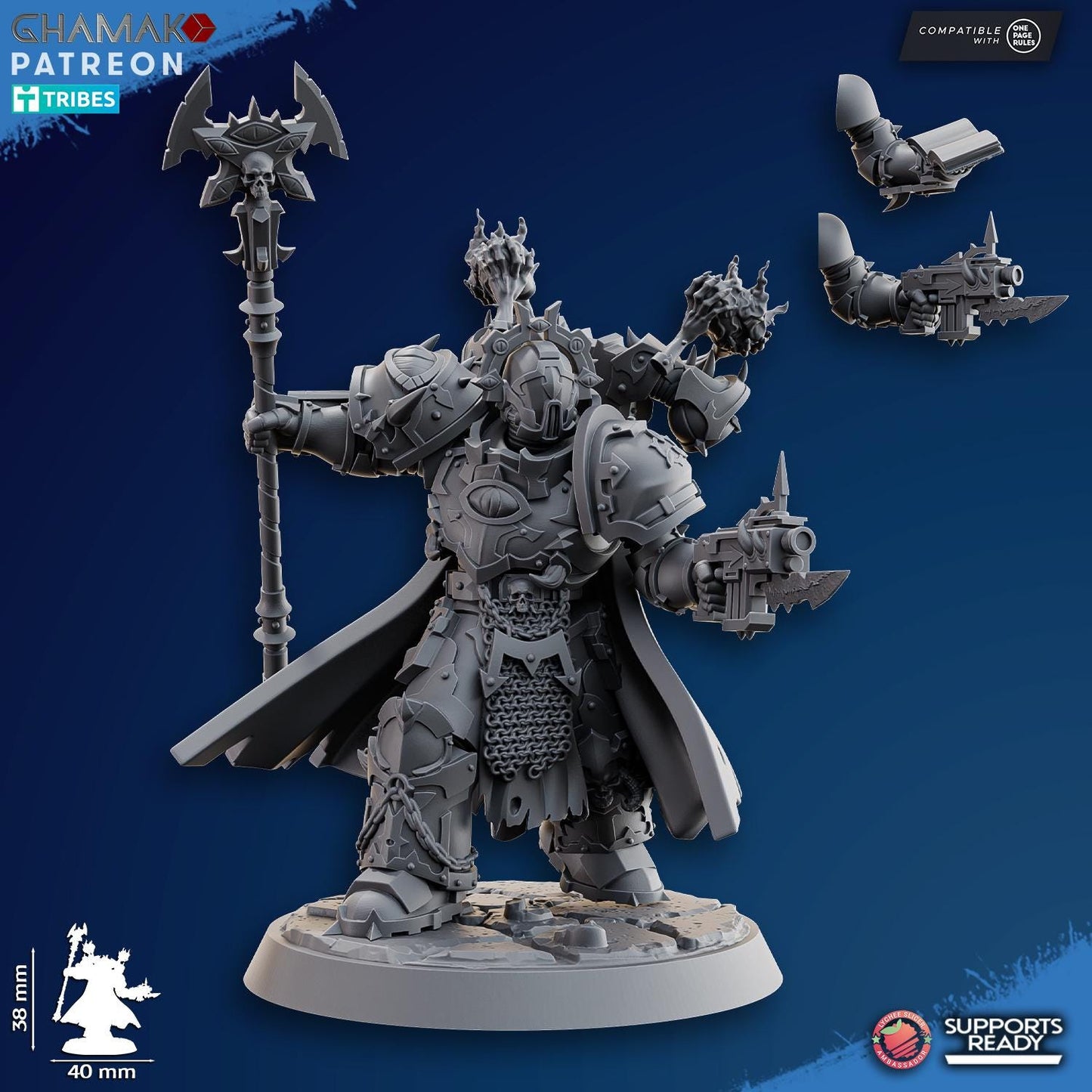 Heretic Warlock 2 by Ghamak Miniatures