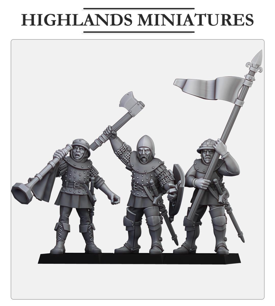 Gallia Shooters Crossbowmen by Highland Miniatures