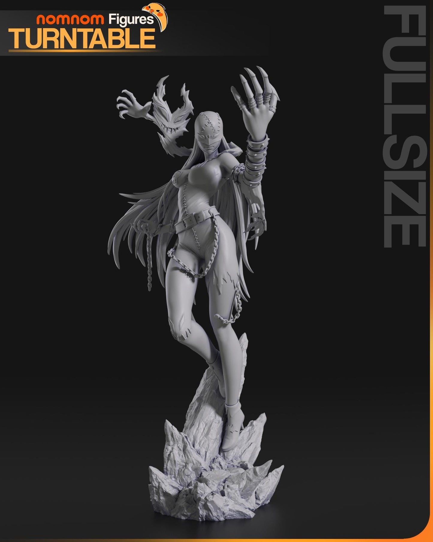 Lady Devimon Statue Model Kit by Nomnom Figures