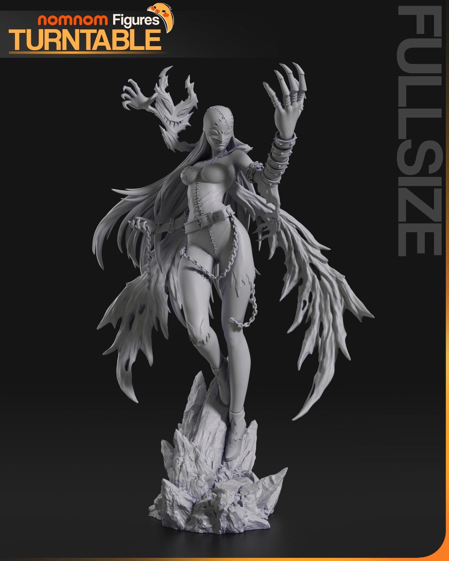 Lady Devimon Statue Model Kit by Nomnom Figures