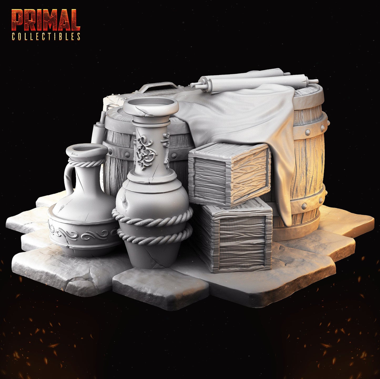 More Dungeon Dressings & Terrain by Primal Collectibles Miniatures Heroquest RPG