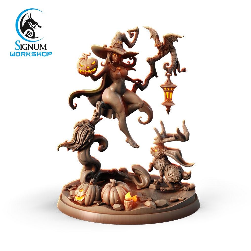 Serena, The Seductive Witch from "Witches Sabbath" by Signum Workshop Miniatures