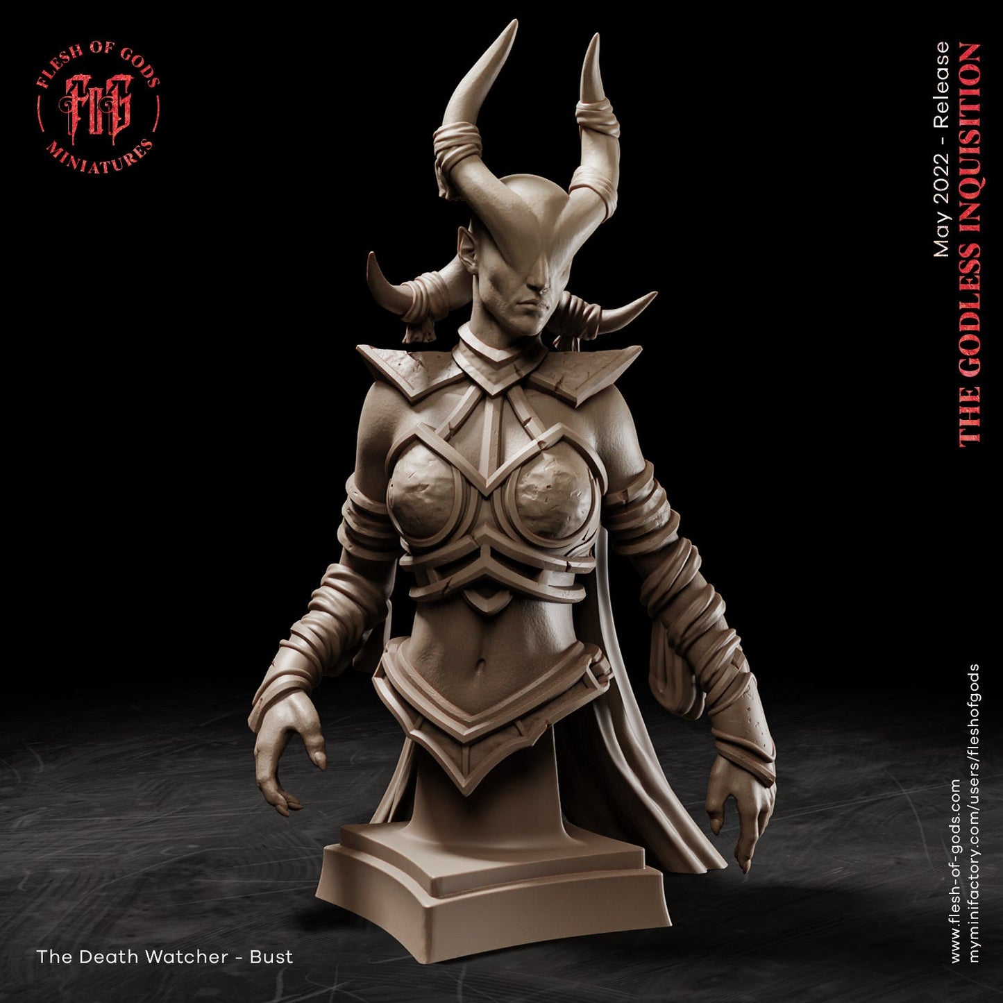 Death Watcher from "Godless Inquisition" by Flesh of Gods Miniatures