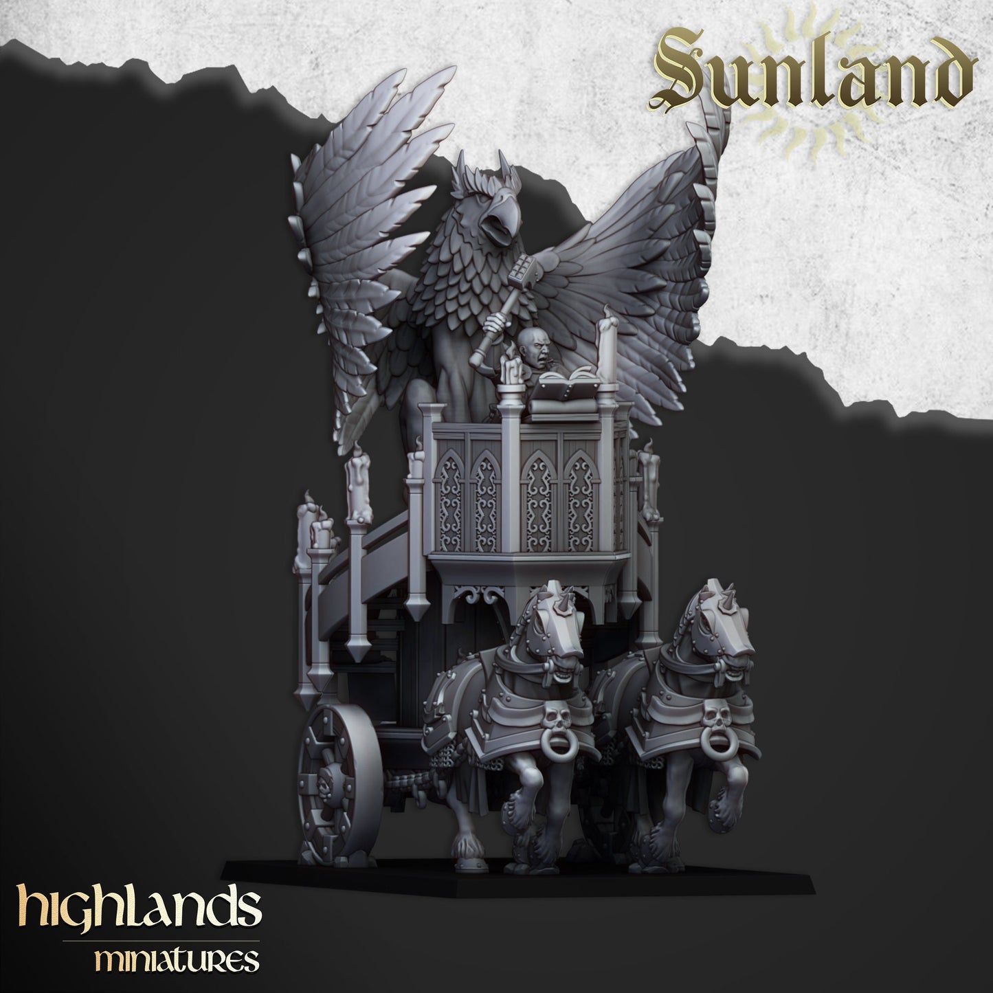 Altar on Chariot of Sunland by Highland Miniatures