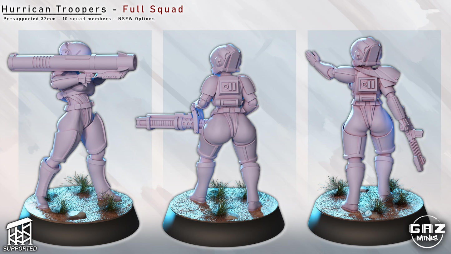 Hurricane Troopers – Full Squad by Gaz Minis