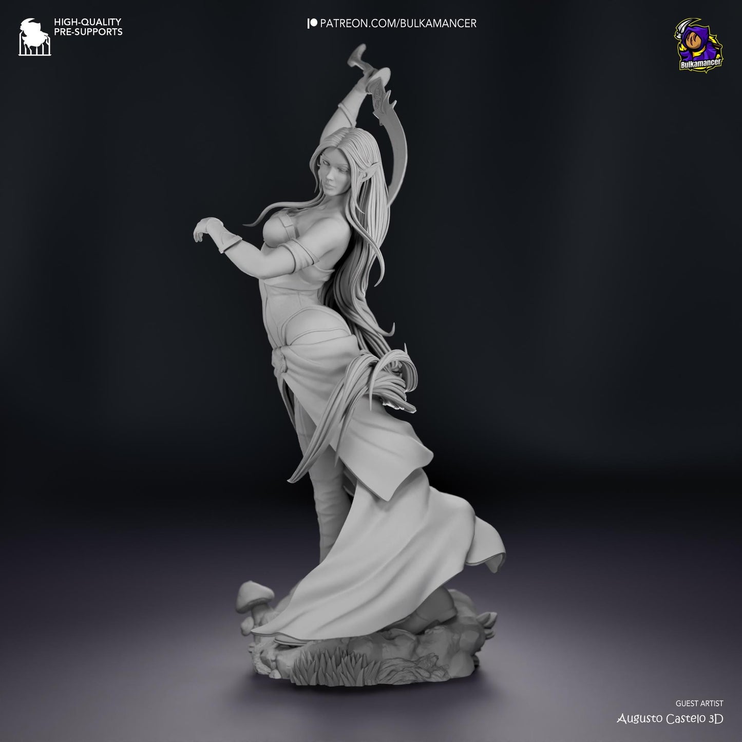 Blade Dancer Statue Model Kit by Bulkamancer Sculpts