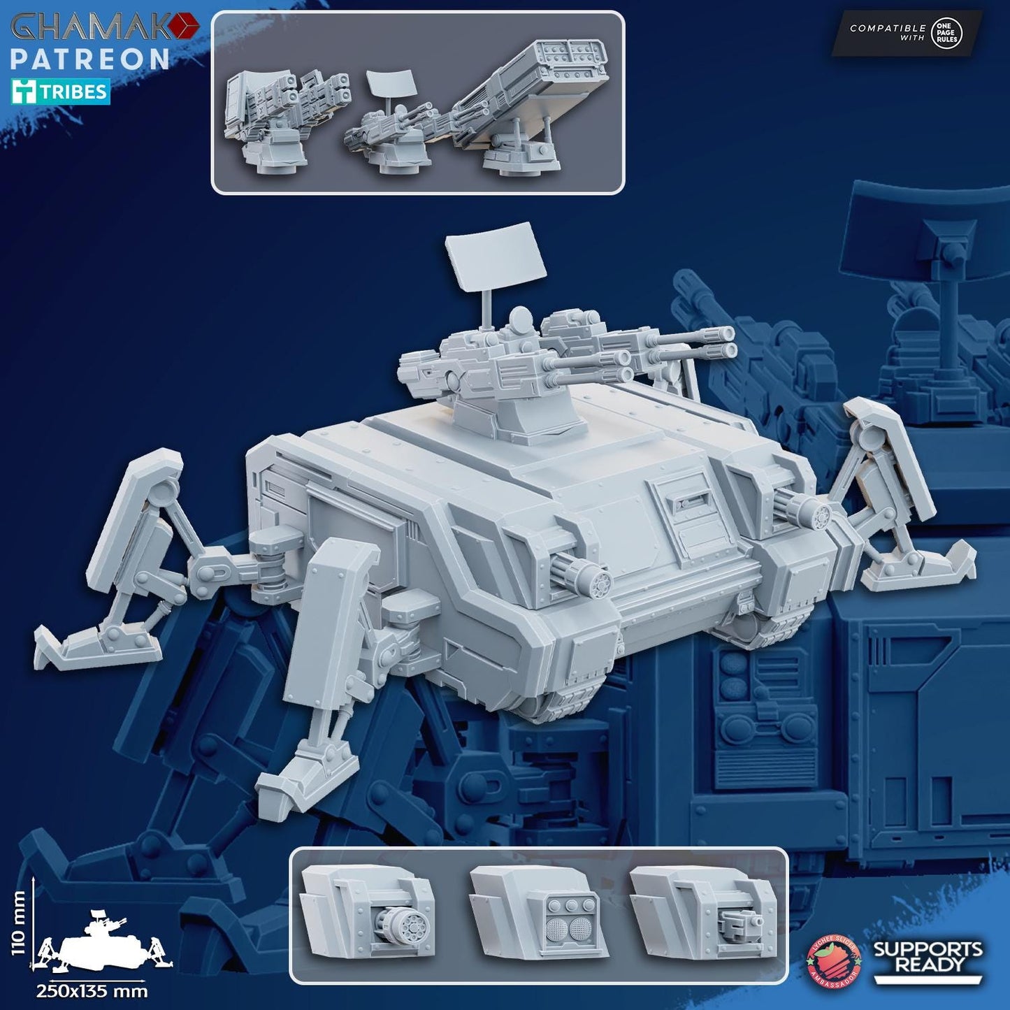 Tactical Artillery tank by Ghamak Miniatures