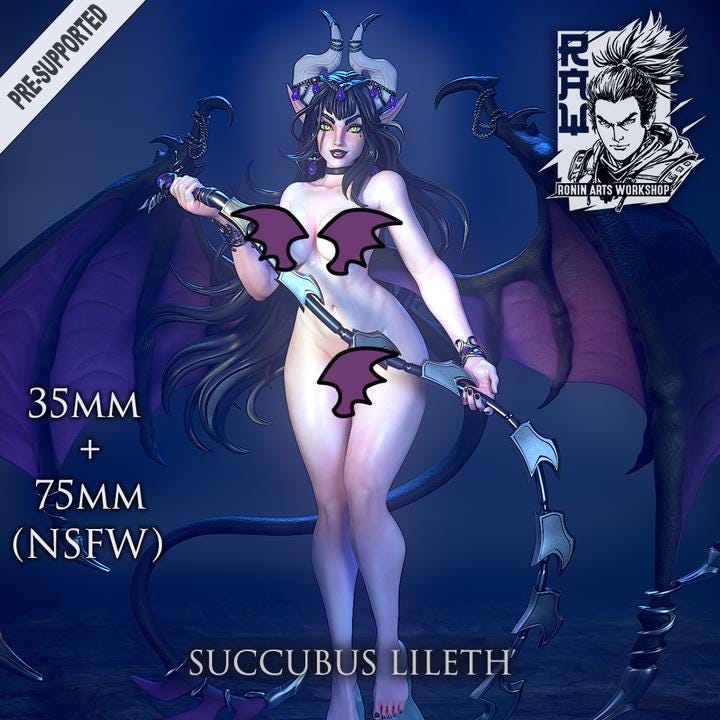 Succubus Lileth Ronin Arts Workshop