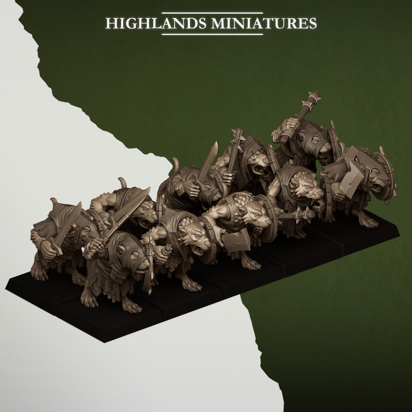 Sewer Rats Unit Vermin Army By Highland Miniatures