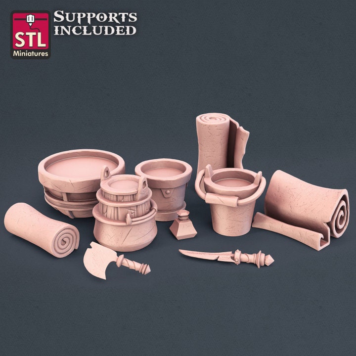 Leatherworker Set by STL Miniatures