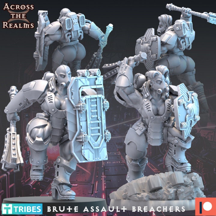 Brute Assault Breachers by Across the Realms Miniatures