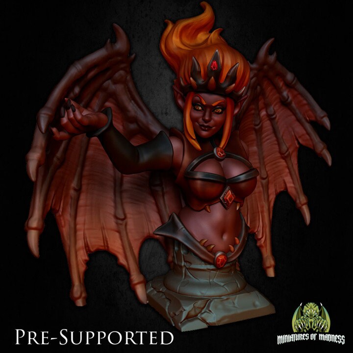 Demory the Devil Queen by Miniatures of Madness