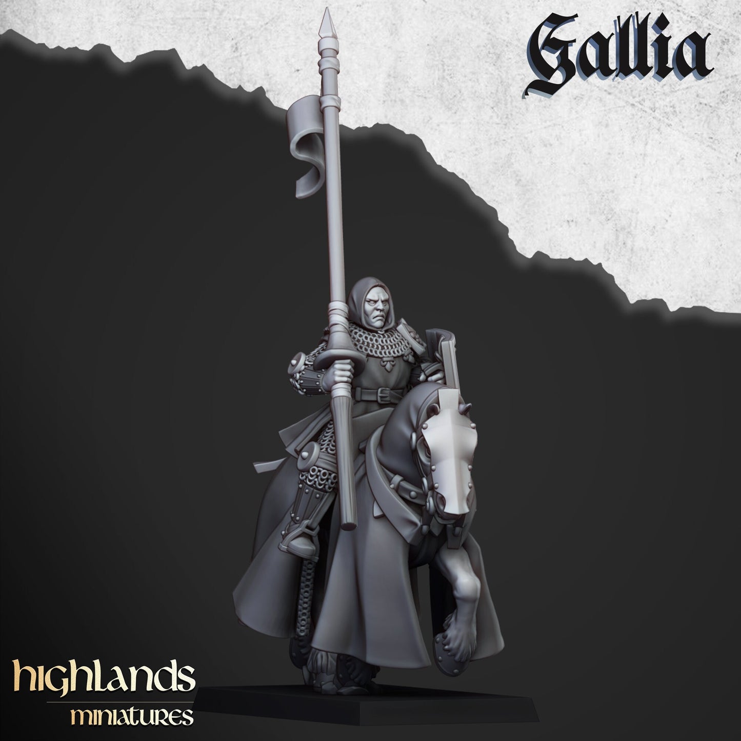 Young Knight Unit of Gallia by Highland Miniatures