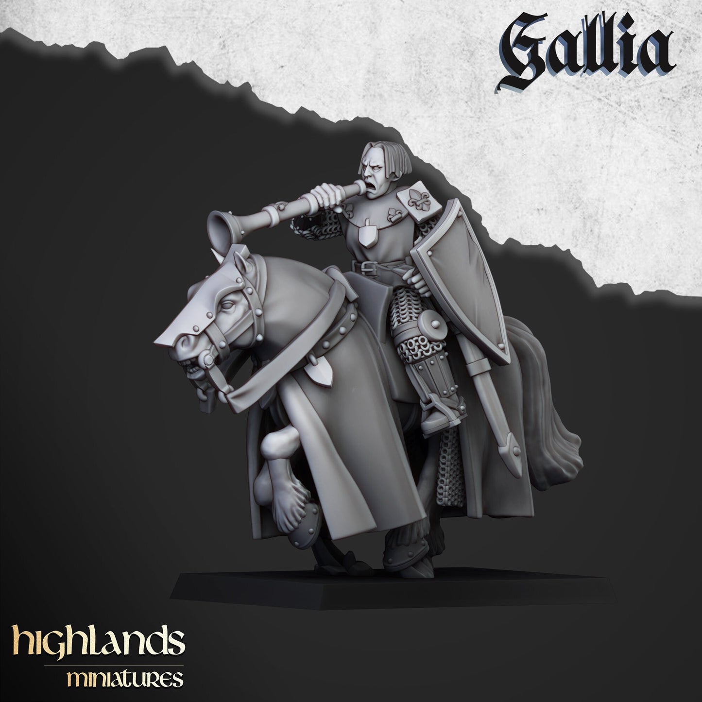 Young Knight Unit of Gallia by Highland Miniatures
