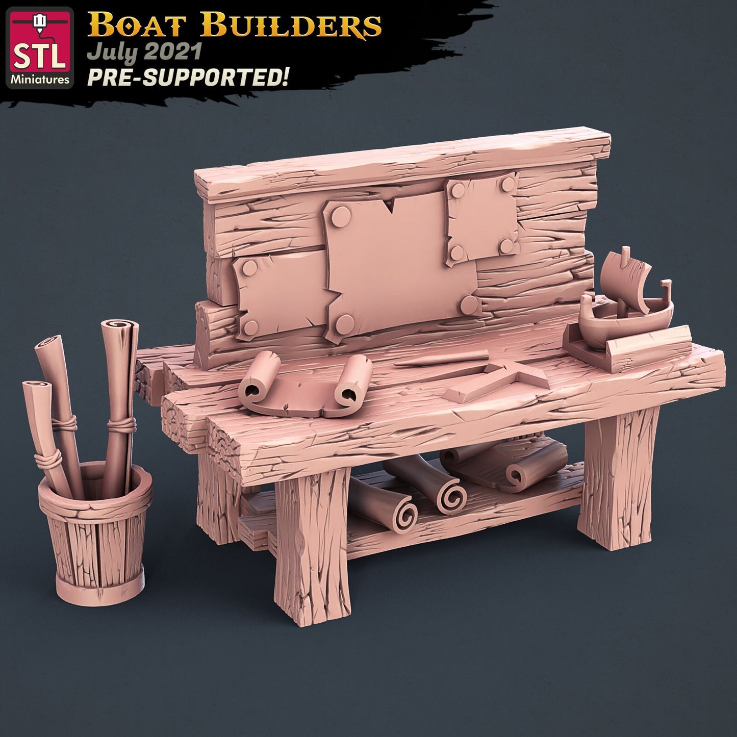 Boat Builders Set by STL Miniatures