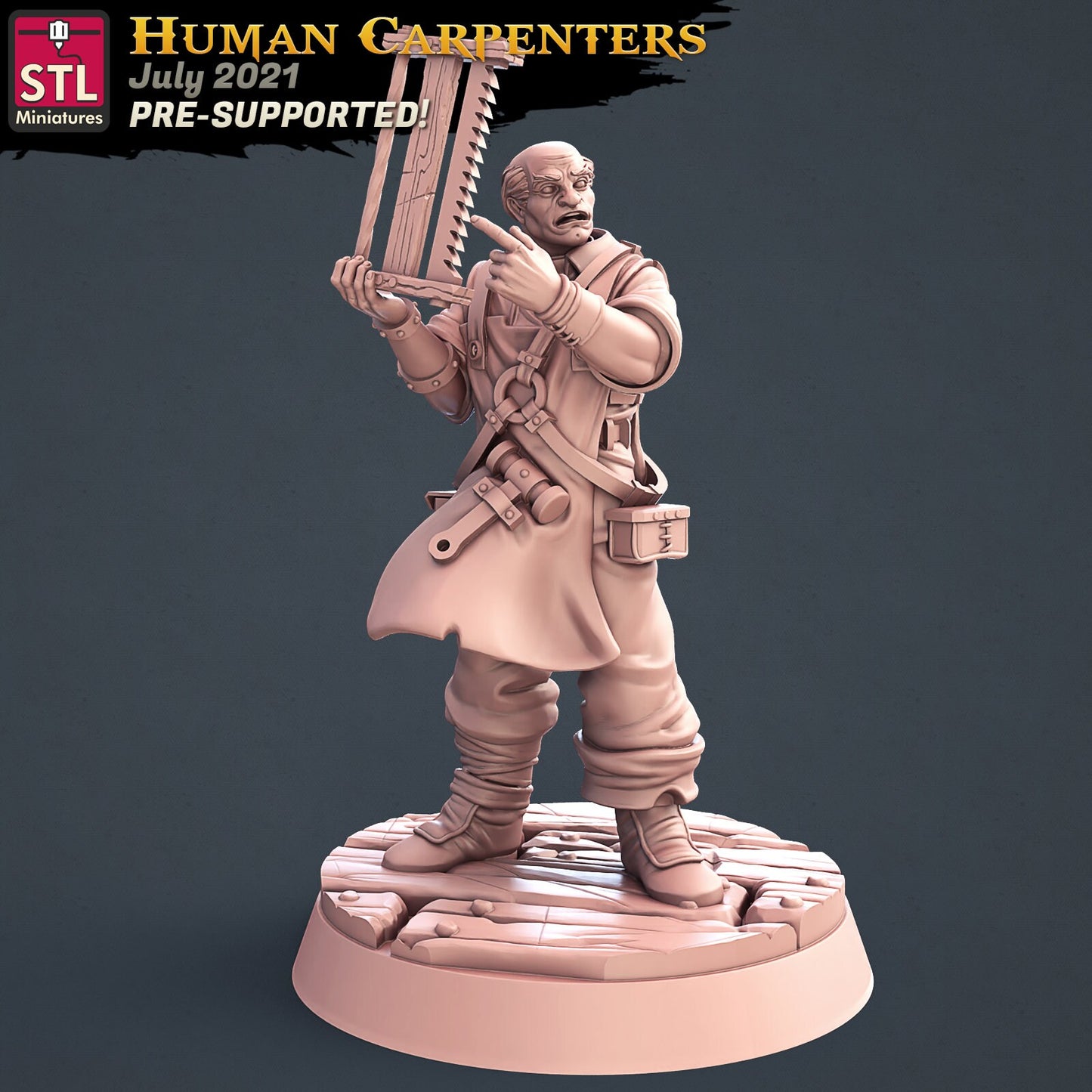 Human Carpenters by STL Miniatures