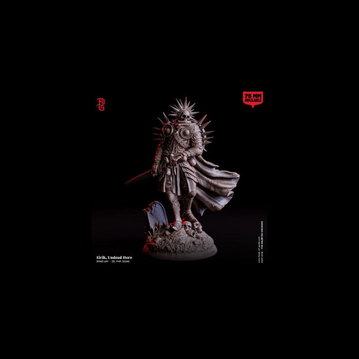 Eirik, Undead Hero from "Haunted Orchid" by Flesh of Gods Miniatures