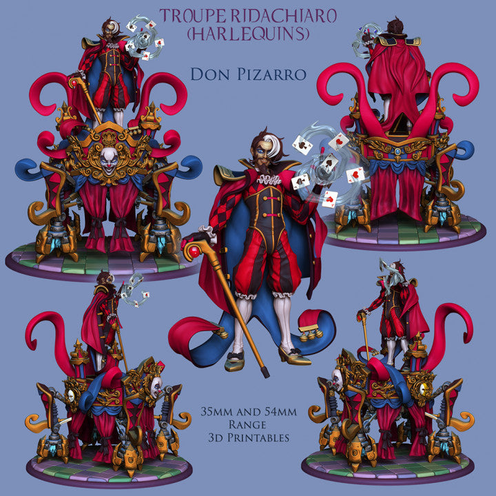 Don Pizarro - Harlequin Troupe Leader from Harlequin Troupe by Ronin Arts Workshop