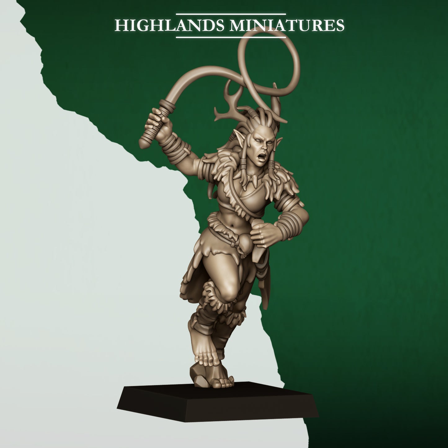 Feral Elf Animal Pack By Highland Miniatures