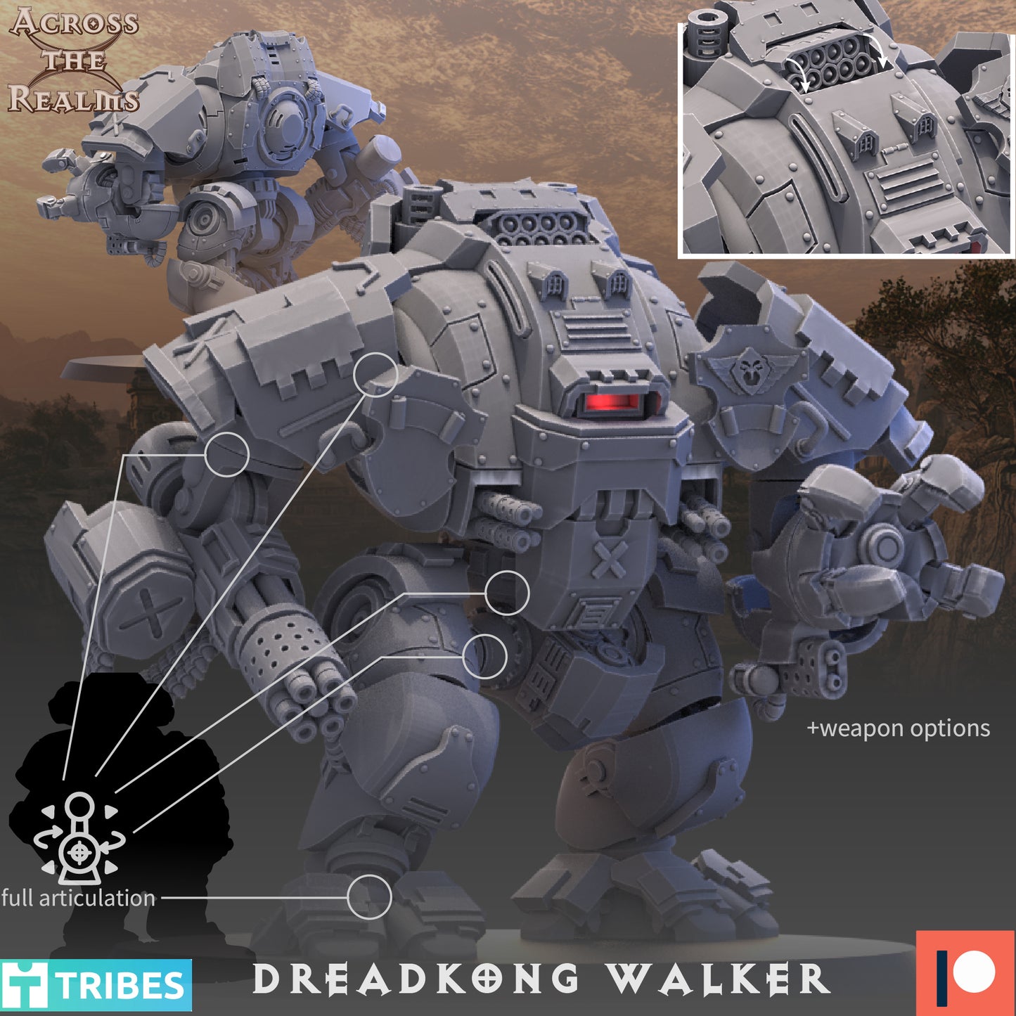 Dreadkong Walker by Across the Realms Miniatures