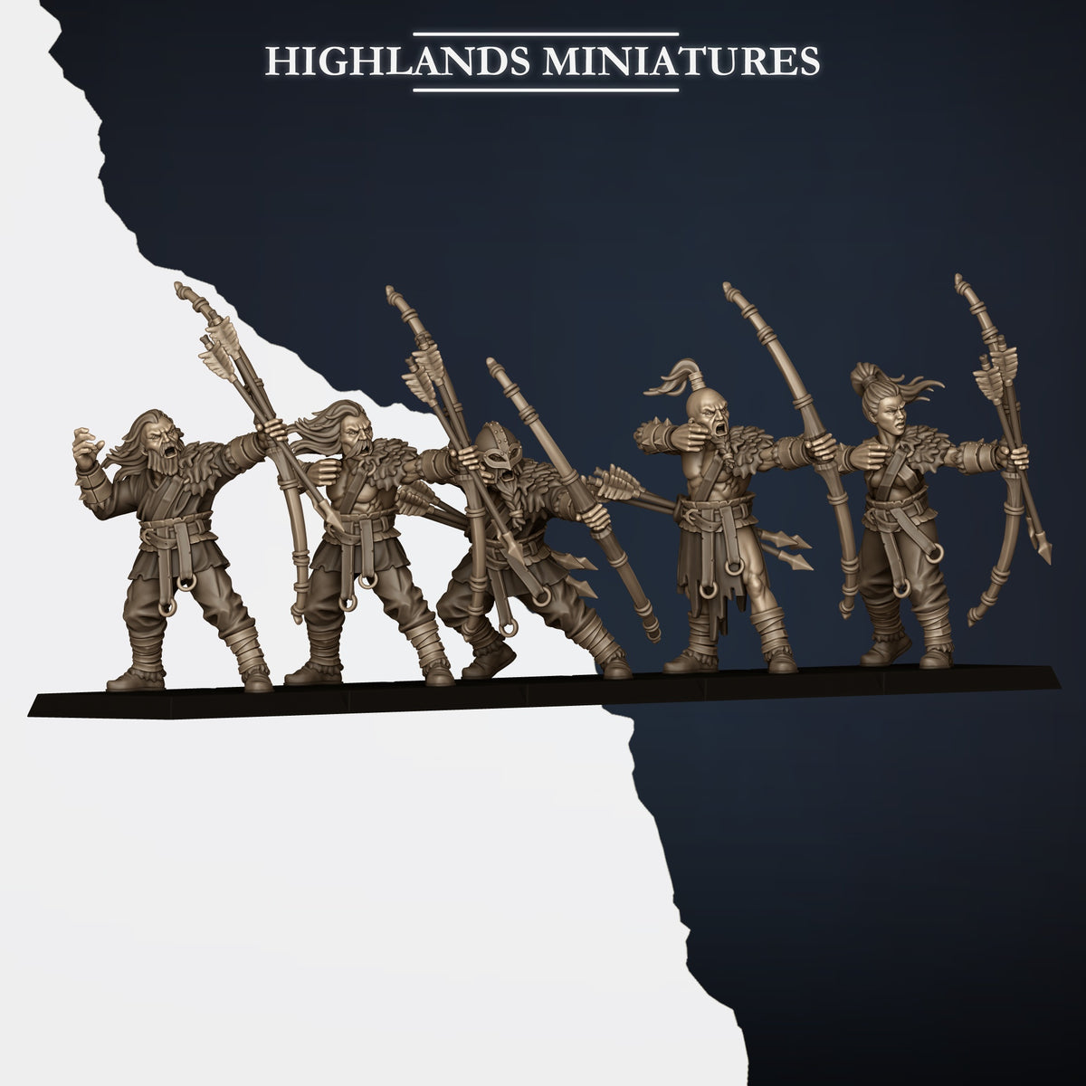 Norse Bowmen by Highland Miniatures