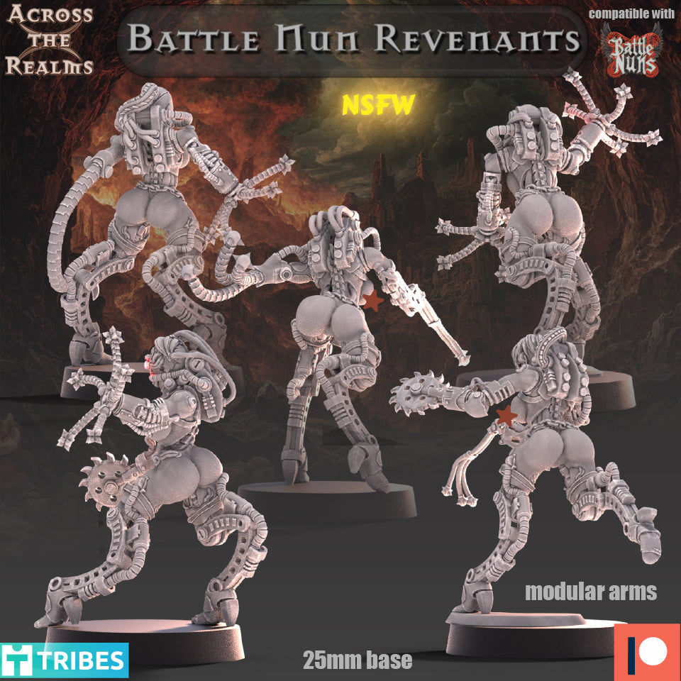 Battle Nun Revenants by Across the Realms Miniatures