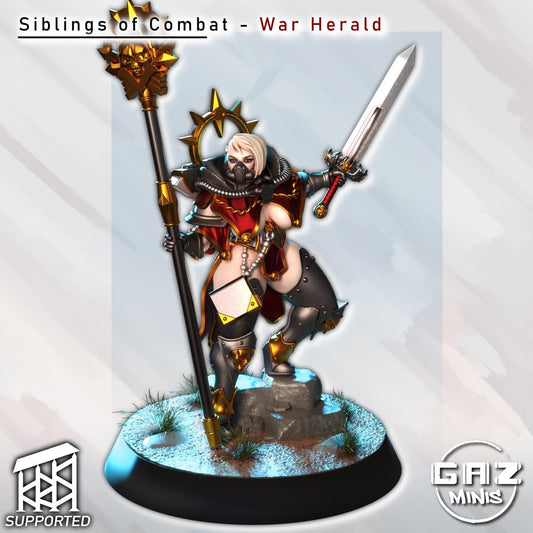 The War Herald Sibling of Combat by Gaz Minis