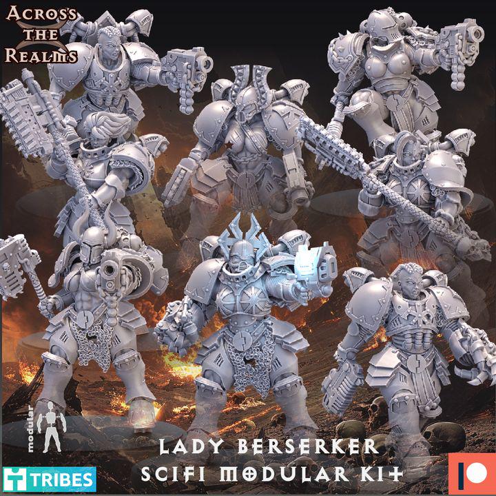 Lady Berzerkers by Across the Realms Miniatures