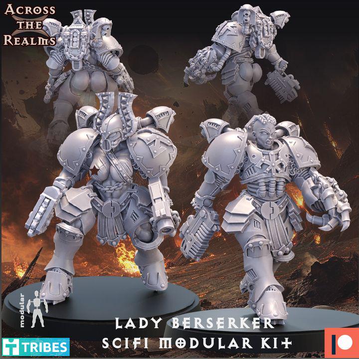 Lady Berzerkers by Across the Realms Miniatures