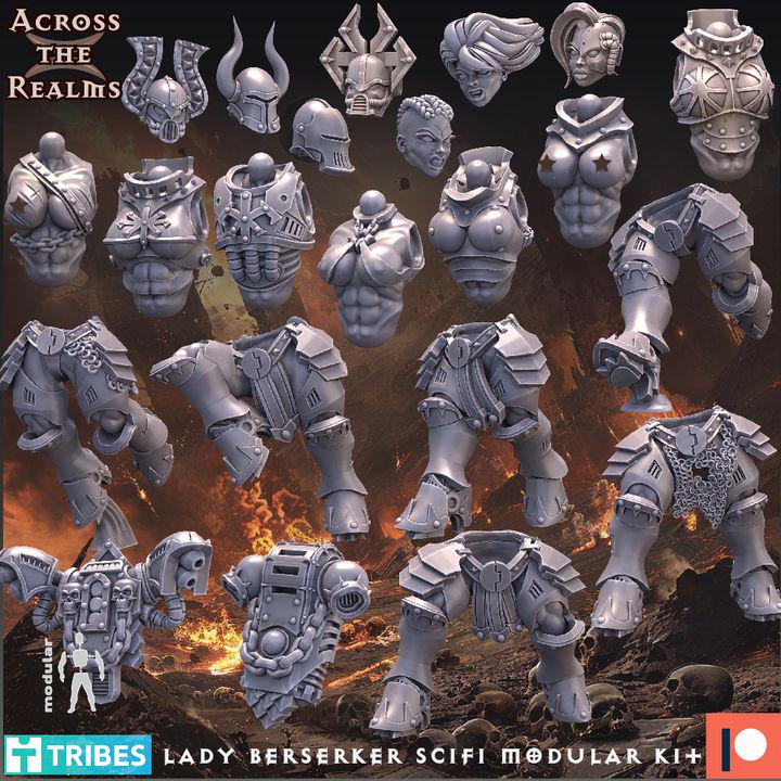 Lady Berzerkers by Across the Realms Miniatures