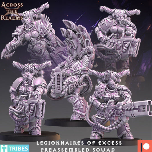 Legionaries Of Excess Sonic Squad Preassembled by Across the Realms Miniatures