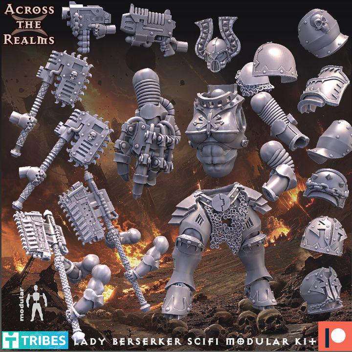 Lady Berzerkers by Across the Realms Miniatures