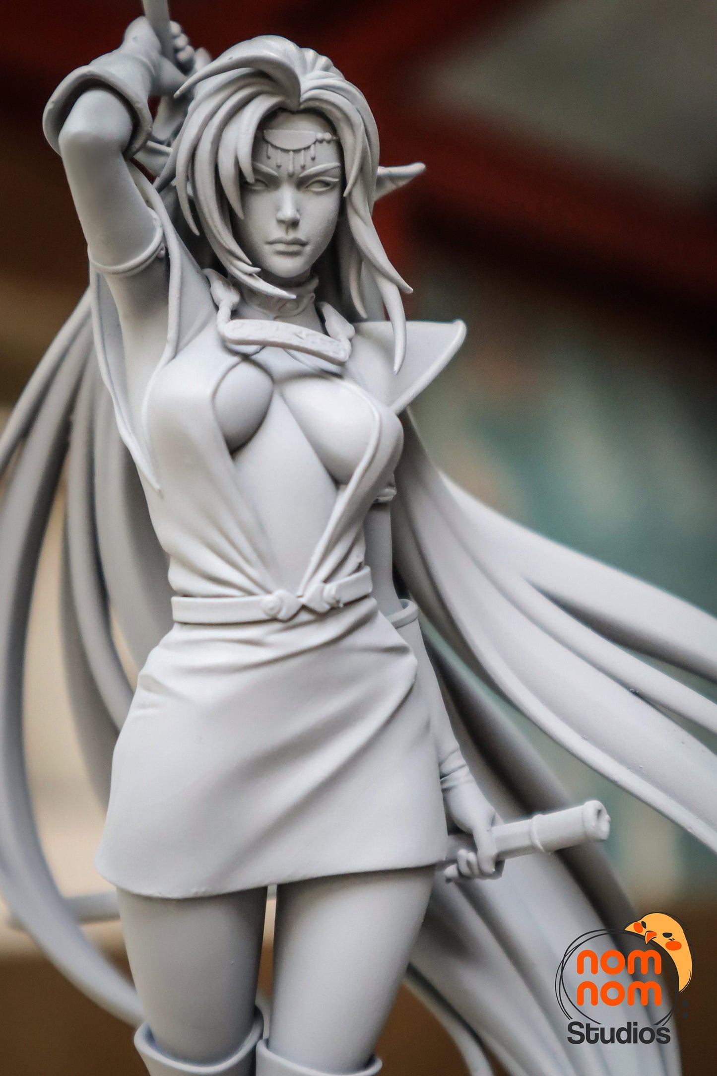Dark Elf Warrior Model Kit Statue by Nomnom Figures