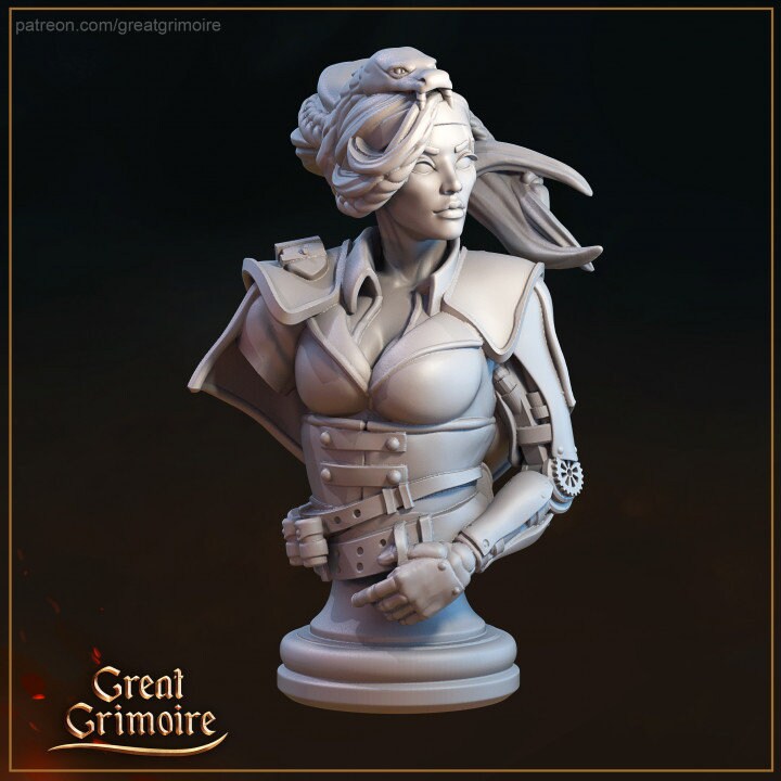 Marie from "Macabre Dance of Tails & Sabers" by Great Grimoire Miniatures