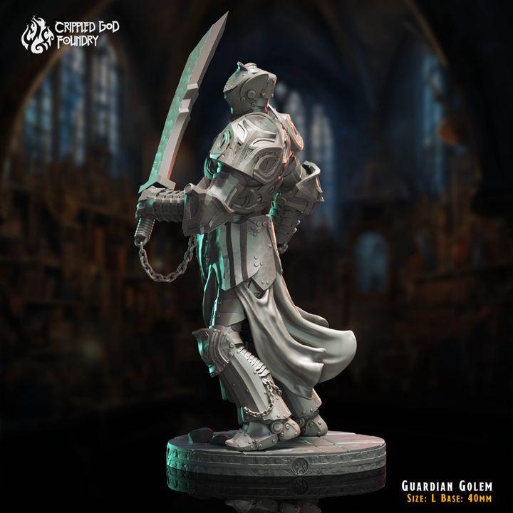 Guardian Golem from "The Imposter Mage" by Crippled God Foundry Miniatures